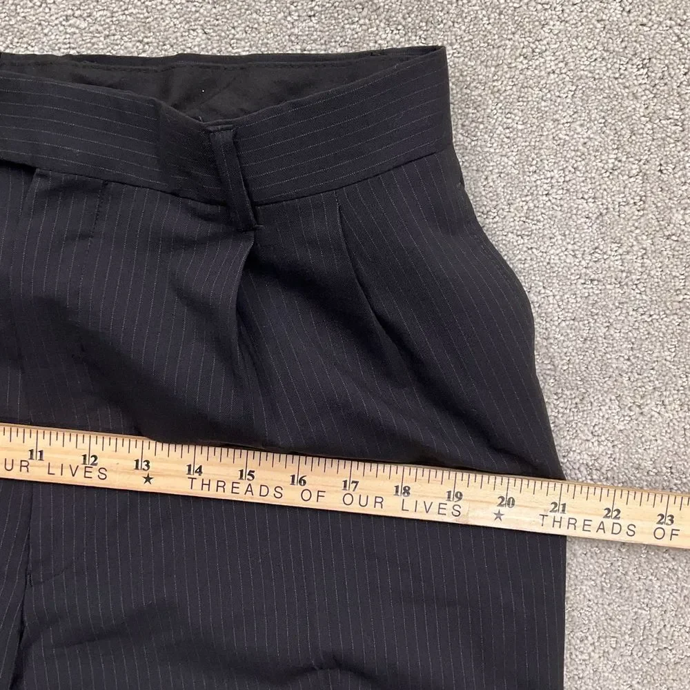 Jos A Bank Signature Suit Men 43R‎ 31W 32L Black Pinstripe Classic Career Wool